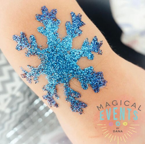 glitter tattoo snowflake(1)