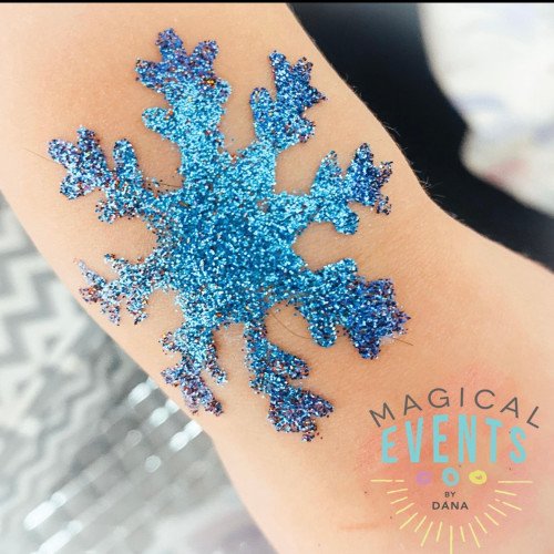 glitter tattoo snowflake(1)